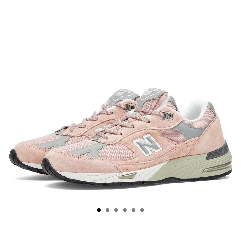 NEW BALANCE W991PNK - MADE IN ENGLAND SNEAKERS